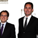 Instagram co-founders Mike Krieger (left) and Kevin Systrom (right) at the 2012 Webby Awards.